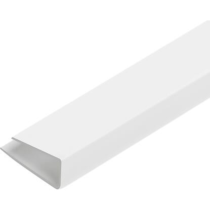 10-es szegélyprofil fehér pvc falburkoló szegély 280cm