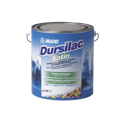 Mapei Dursilac Satin zomácfesték fehér 0,75 l