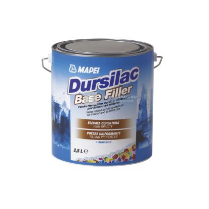 Mapei Dursilac Base Filler alapozó fehér 2,5 l