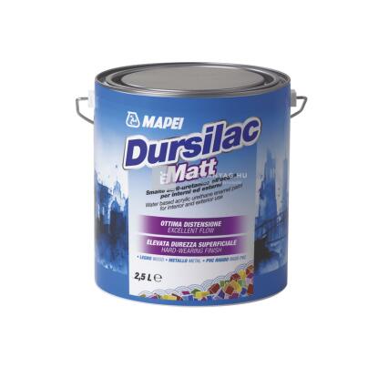 Mapei Dursilac Matt zománcfesték fehér 2,5 l