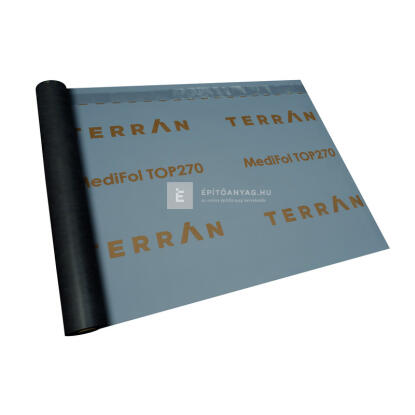 Terrán MediFol Top 270 páraáteresztő tetőfólia 270 g, 2 ragasztósávval 37,5 m2