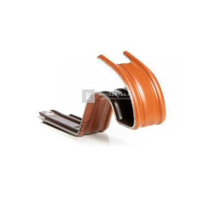 Kúprögzítő kerámia hornyolt kúphoz téglavörös