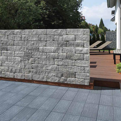 Viastein Dunahullám Járdalap 5cm fekete