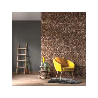 3D WOOD TEAK BRIX - valódi fa falburkoló (0,15m2)