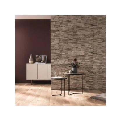 3D WOOD TEAK FINELINE WHITE - valódi fa falburkoló (0,15m2)
