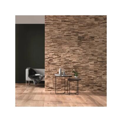 3D WOOD TEAK FINELINE - valódi fa falburkoló (0,15m2)