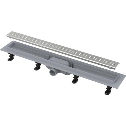 Alca APZ9/Simple műanyag zuhanyfolyóka fém szita ráccsal (850 mm)