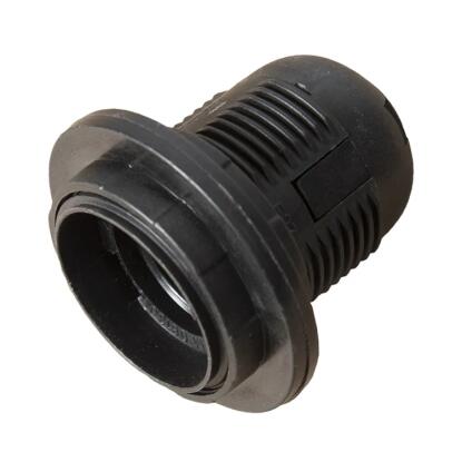 Anco 321213 max. 60W fekete E27 foglalat 2 gyűrűvel