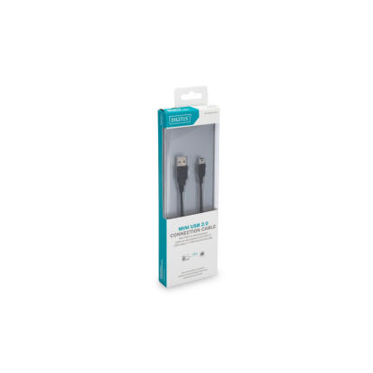 Assmann USB 2.0 connection cable, type  A - mini B (5pin)
