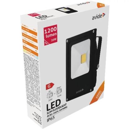 Avide LED Reflektor slim 20W NW 4000K