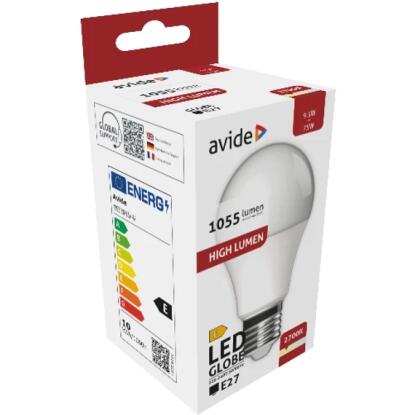 Avide LED izzó 9.5W E27 EW 2700K