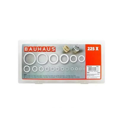 BAUHAUS - o-gyűrű készlet (225db, gumi)