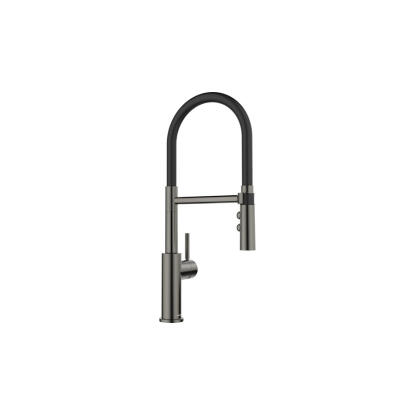 BLANCO CATRIS-S Flexo satin dark steel konyhai csaptelep zuhanyváltós fejjel (527731)