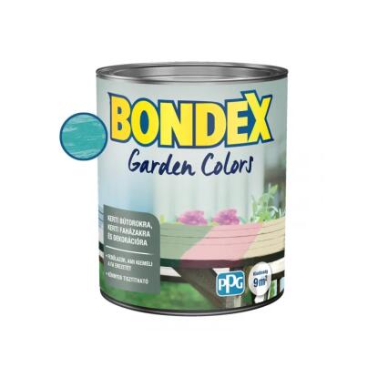 BONDEX GARDEN COLORS - bel- és kültéri festék - türkiz ég 0,75l
