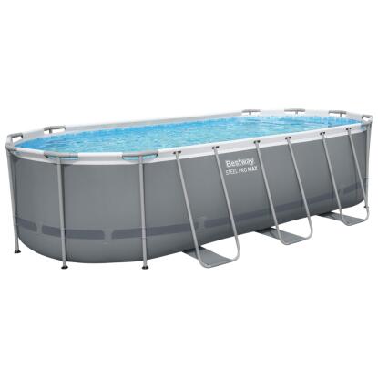 Bestway 549x274x122cm ovális fémvázas medence szett