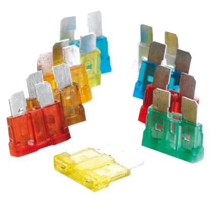 Bottari biztosíték késes 10 részes autóba 5a-7,5a-10a-15a-20a-25a-30a