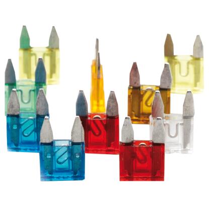 Bottari biztosíték mini 10 részes autóba 5a-7,5a-10a-15a-20a-25a-30a