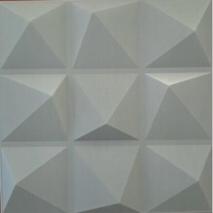 Burkolólap 3D Kristal szürke 50 cm x 50 cm