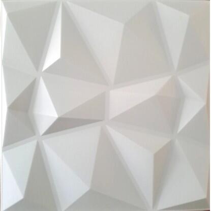 Burkolólap 3D Vectra fehér 50 cm x 50 cm