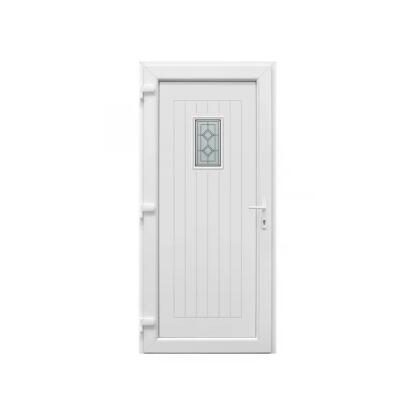 CANDO RODOSZ - műanyag bejárati ajtó (98x208, balos, fehér)