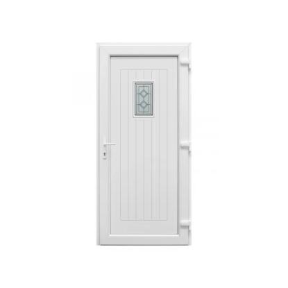 CANDO RODOSZ - műanyag bejárati ajtó (98x208, jobbos, fehér)
