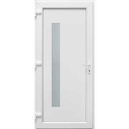 Cando bejárati ajtó Vigo fehér PVC 98 cm x 208 cm jobb tartozék kilinccsel
