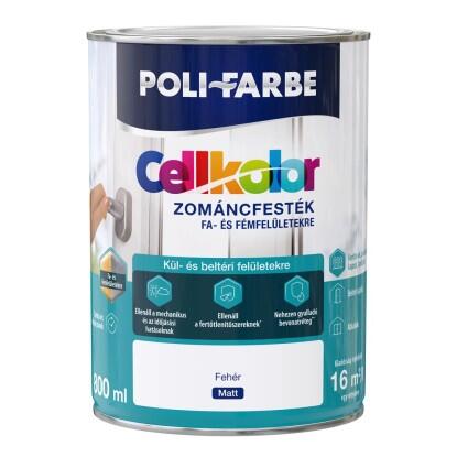Cellkolor matt zománc 0,8 l Fehér