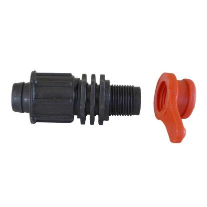Csepegtető szalag indító idom KM 3/8" gumigyűrűvel