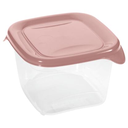 Curver Fresh&Go szögletes ételtartó 1,2L rózsaszín tetős műanyag