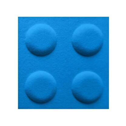DECOSA - falpanel (30x30cm, kék)