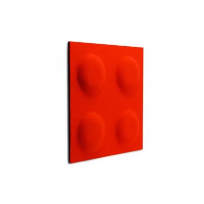 DECOSA - falpanel (30x30cm, piros)