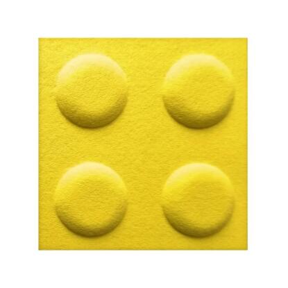 DECOSA - falpanel (30x30cm, sárga)