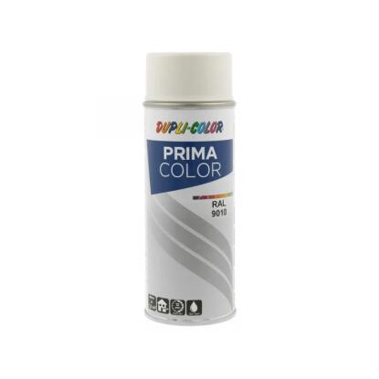 DUPLI-COLOR PRIMA COLOR - festék spray - tisztafehér (matt) 0,4L