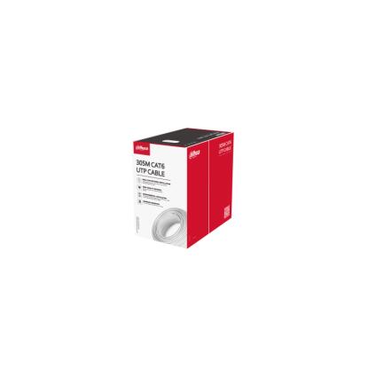 Dahua Fali kábel - PFM920I-6UN (Cat6, UTP, oxigénmentes réz 99.99% OFC,PoE támogatás hosszabb távon 305m)