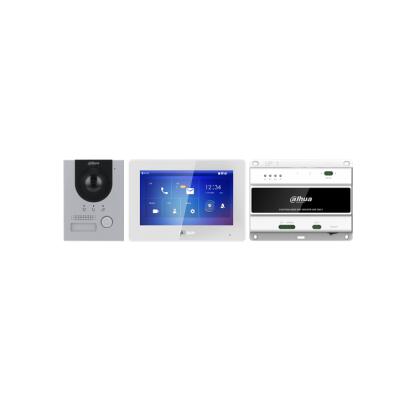 Dahua KTD01(F) kétvezetékes IP video kaputelefon szett / falba süllyeszthető szerelő dobozzal