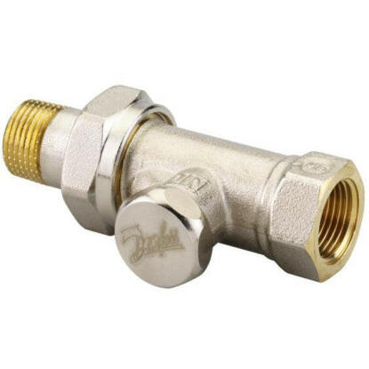 Danfoss RLV-S 3/8" radiátor visszatérő egyenes