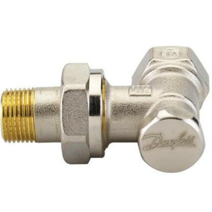 Danfoss RLV-S 3/8" radiátor visszatérő sarok
