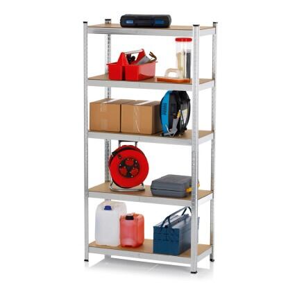 EASYmaxx magas teherbírású fémállvány 5 polcos 175 kg