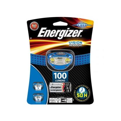 ENERGIZER - fejlámpa (LED, 3db AAA elemmel, 100lm)