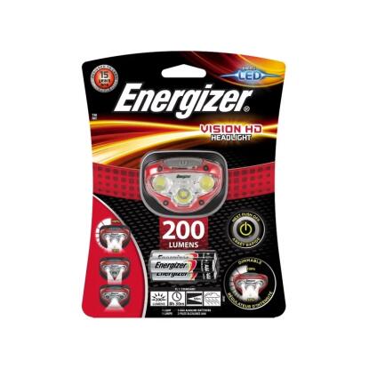 ENERGIZER - fejlámpa (LED, 3db AAA elemmel, 200lm)