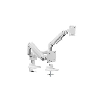 EQuip 17"-35" Heavy-Duty Dual Monitor Desk Mount Bracket White
