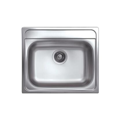 EVIDO Aqua rozsdamentes mosogató középső csaplyukkal natúr 105291