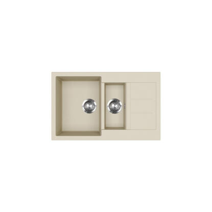 EVIDO Cubo 6S compact gránit mosogató 800x500 bézs 105572