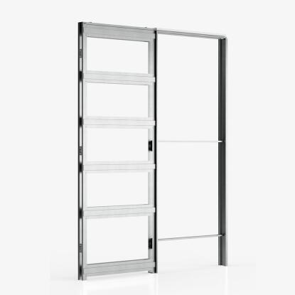 Ermetika Classic EvoKit egyszárnyú falban futó tolóajtó tokszerkezet tokborítást igénylő modell - gipszkarton falhoz 1200x2100 mm 100/125 falvastagság
