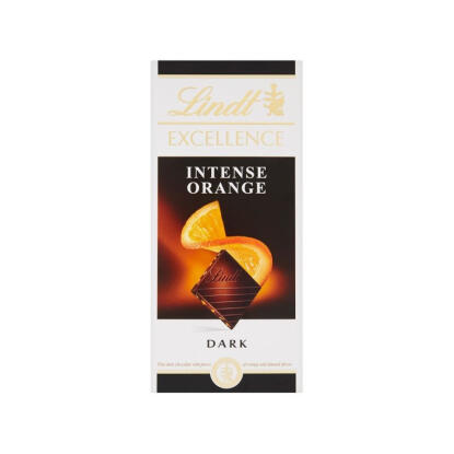 Étcsokoládé táblás LINDT Excellence narancsos 100 g