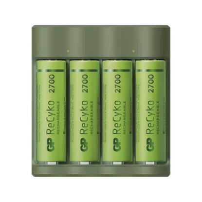 GP USB Everyday B421 Akkutöltő + 4×AA GP ReCyko 2700