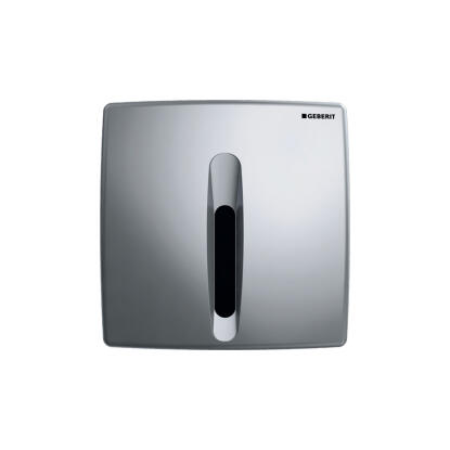 Geberit Basic automata vizelde vezérlés, infravörös, hálózati, műanyag fedlappal, matt króm 115.817.46.5