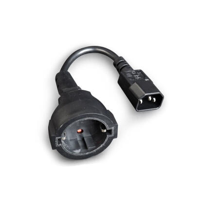 Gembird Tápkábel - PC-SFC14M-01 (Szünetmentes tápkábel adapter , IEC-320-C14, fekete)