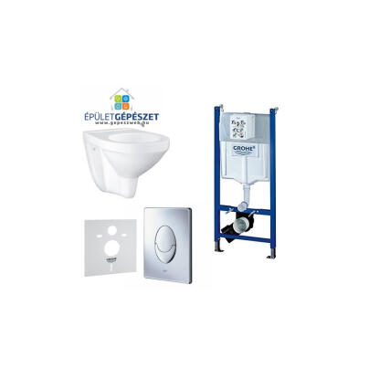Grohe 5in1 szett Alföldi Saval 2.0 mélyöblítésű fali wc-vel (4056 59 01)