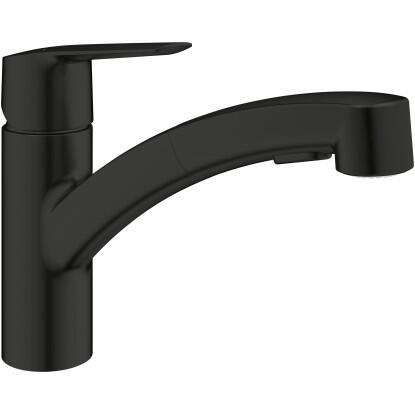 Grohe QuickFix Start egykaros mosogató csaptelep fekete